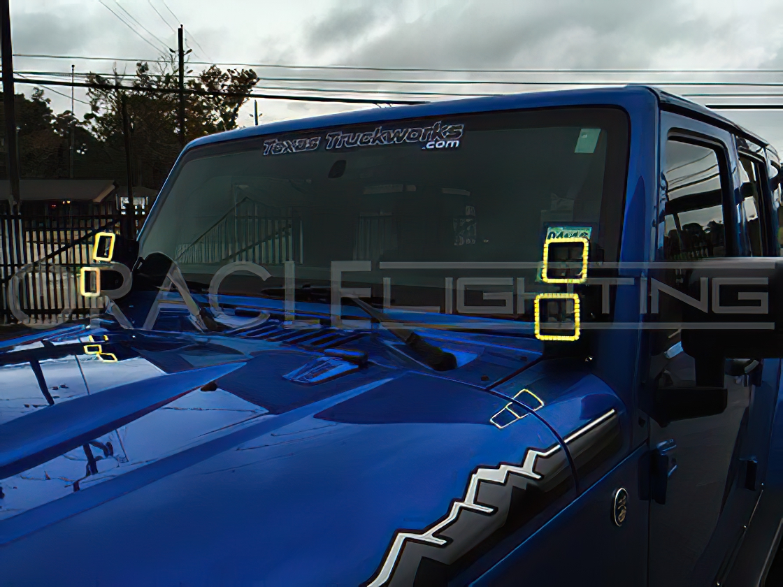5776-001 - ORACLE Off-Road 3in. Square WP LED Halo